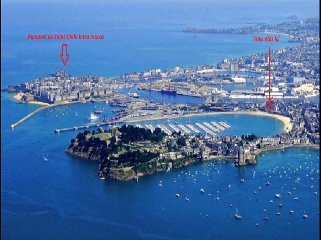 Appartement Saint Malo Vue Sur Mer Et Sur Intra Muros, Ferry, Plage Et Commerces A 50 M Dış mekan fotoğraf