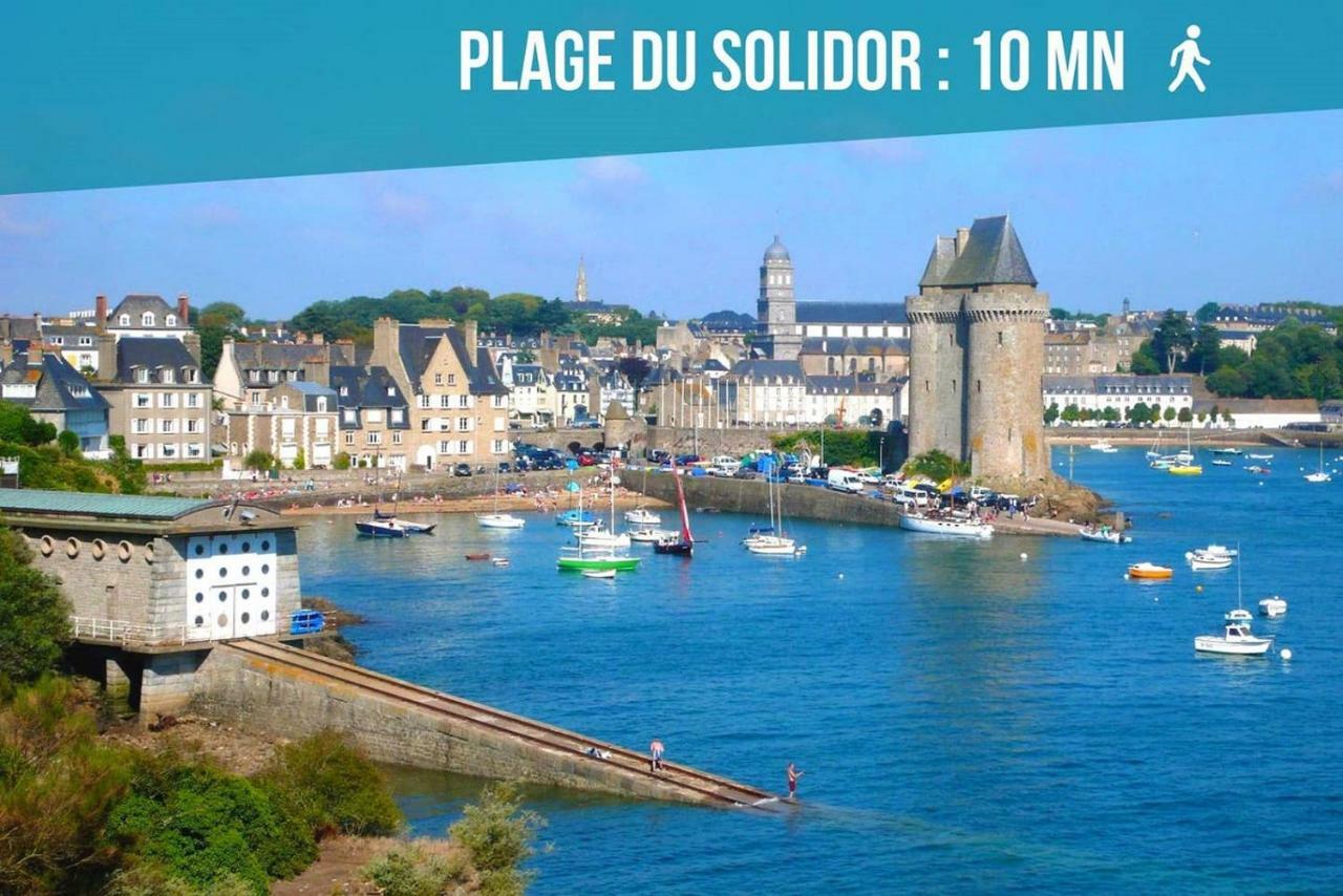 Appartement Saint Malo Vue Sur Mer Et Sur Intra Muros, Ferry, Plage Et Commerces A 50 M Dış mekan fotoğraf