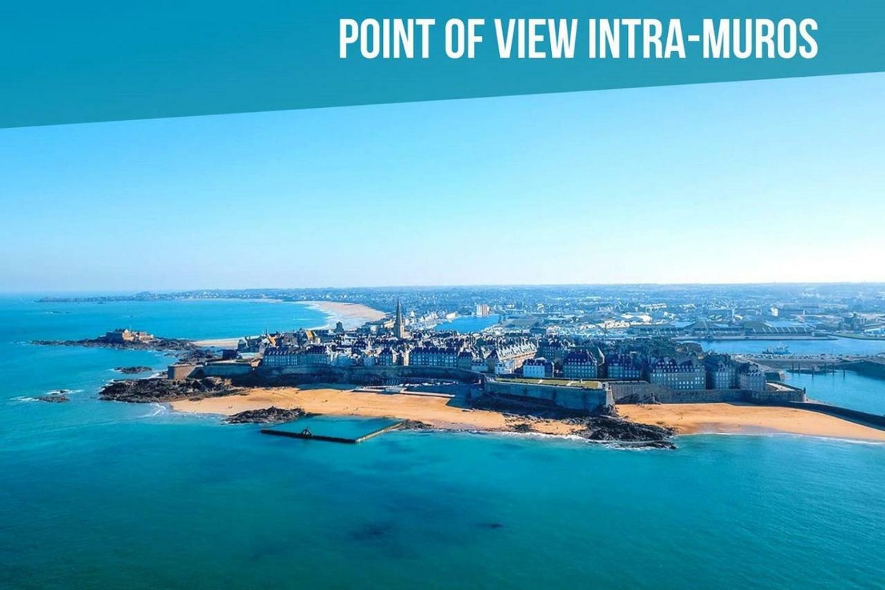 Appartement Saint Malo Vue Sur Mer Et Sur Intra Muros, Ferry, Plage Et Commerces A 50 M Dış mekan fotoğraf